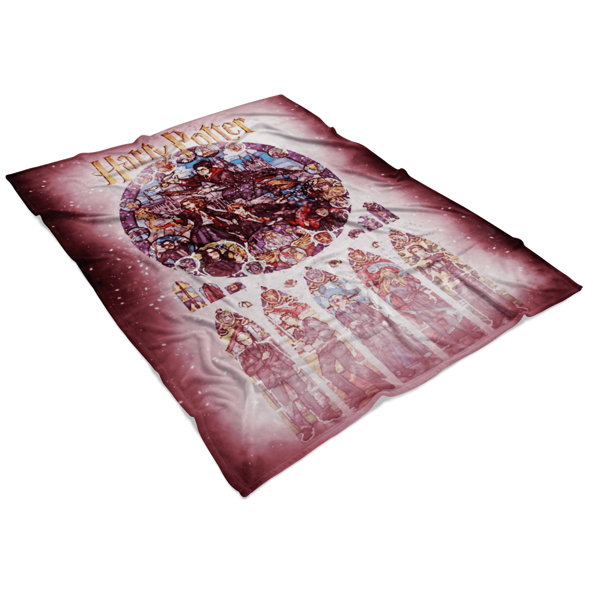Harry Potter Fleece Blanket Survivor Pink Blanket - Lusy Store