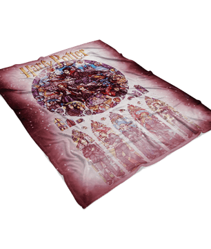 Harry Potter Fleece Blanket Survivor Pink Blanket - Lusy Store
