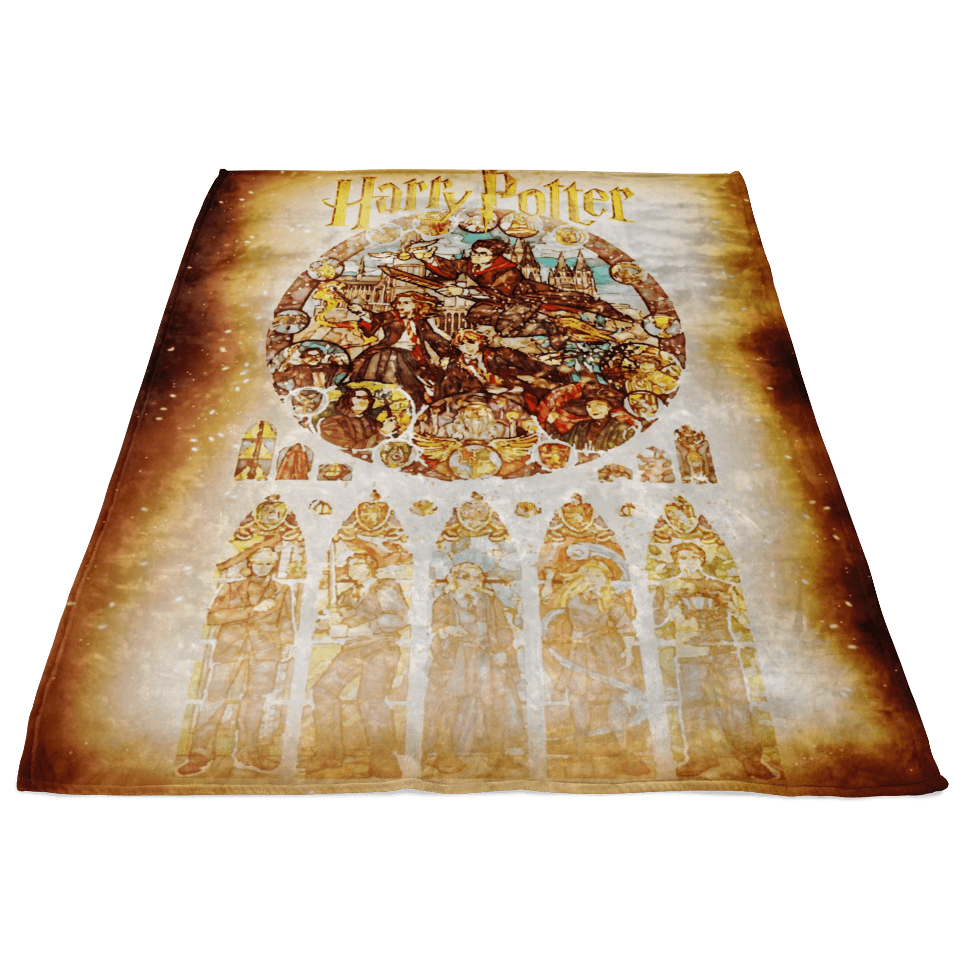 Harry Potter Fleece Blanket Survivor Yellow Blanket Warm And Super Comfortable Best Gift For Kids - Lusy Store
