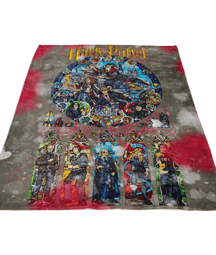 Harry Potter Fleece Blanket Valentine Grey Blanket - Lusy Store
