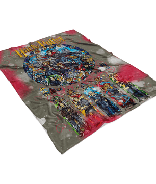 Harry Potter Fleece Blanket Valentine Grey Blanket - Lusy Store