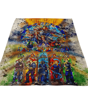 Harry Potter Fleece Blanket Watercolor Blanket Supremely Soft - Lusy Store