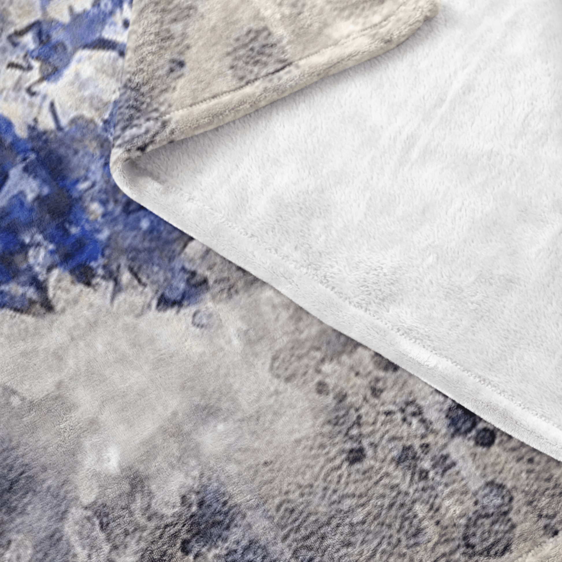 Harry Potter Fleece Blanket Watercolor White Blanket - Lusy Store