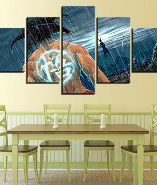 HD Prints Home Wall Art Decor Framework Canvas Pictures 5 Pieces Dragon Ball Z - Lusy Store