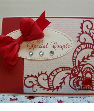 Heart Corner Metal Cutting Dies For Scrapbooking Card Making Album Embossing Crafts Diecut - Lusy Store