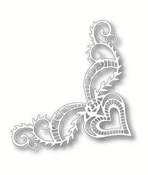 Heart Corner Metal Cutting Dies For Scrapbooking Card Making Album Embossing Crafts Diecut - Lusy Store