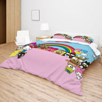 Hello Kitty and Friends Bedding Set Snuggle into a Sanrio Bed Set - Lusy Store LLC