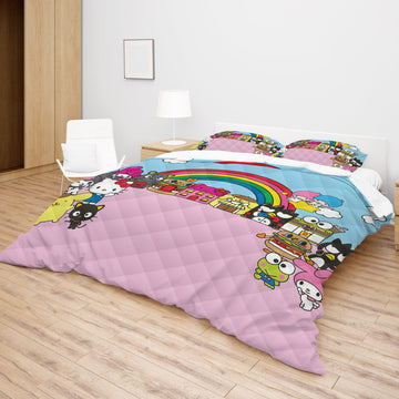 Quilt Set + Flat Sheet