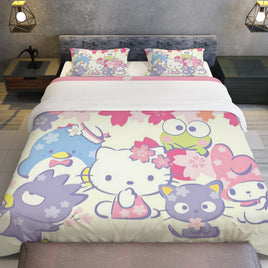 Hello Kitty and Friends - Bedtime Bliss from Japan Kawaii Sanrio Cherry Blossom Dreams - Lusy Store LLC