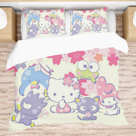 Hello Kitty and Friends - Bedtime Bliss from Japan Kawaii Sanrio Cherry Blossom Dreams - Lusy Store LLC