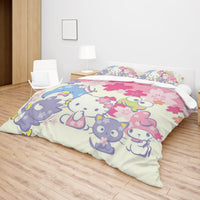 Hello Kitty and Friends - Bedtime Bliss from Japan Kawaii Sanrio Cherry Blossom Dreams - Lusy Store LLC