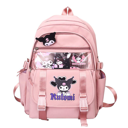 Hello Kitty Backpack Kawaii Sanrio Cinnamoroll Kuromi Backpack Children Stationery Gift C94 - Lusy Store