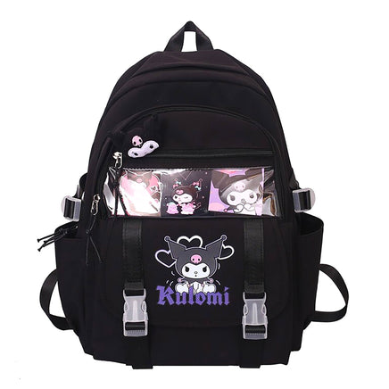 Hello Kitty Backpack Kawaii Sanrio Cinnamoroll Kuromi Backpack Children Stationery Gift C94 - Lusy Store