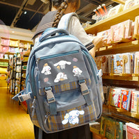 Hello Kitty Backpack Kawaii Sanrio Schoolbag High School Student Gift C73 - Lusy Store