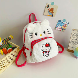 Hello Kitty Backpack Kawaii Sanrioed Kuromi Cartoon Plush Bag Soft Stuffed Animals C75 - Lusy Store