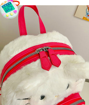 Hello Kitty Backpack Kawaii Sanrioed Kuromi Cartoon Plush Bag Soft Stuffed Animals C75 - Lusy Store