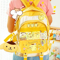 Hello Kitty Backpack Kuromi Fashion Large Capacity Shoulder Bags Women School Bag C79 - Lusy Store
