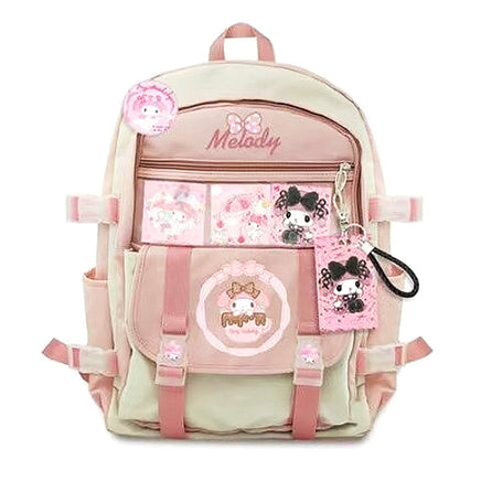 Hello Kitty Backpack Kuromi Fashion Large Capacity Shoulder Bags Women School Bag C79 - Lusy Store