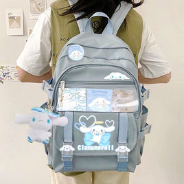 Hello Kitty Backpack Kuromi Fashion Large Capacity Shoulder Bags Women School Bag C79 - Lusy Store