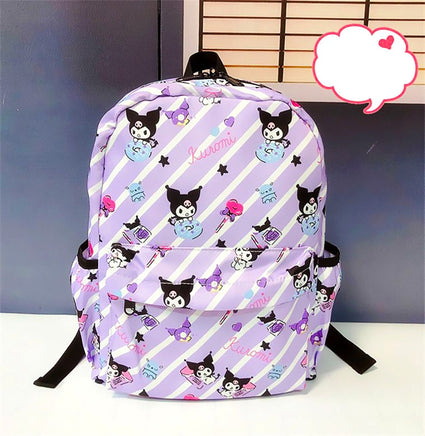 Hello Kitty Backpack Sanrio Cartoon Junior and Senior High School Schoolbag C93 - Lusy Store