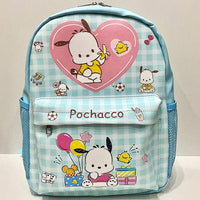 Hello Kitty Backpack Sanrio High Capacity Waterproof Kulomi Student Bag C71 Pochacco 2 15"x11"x4.3"