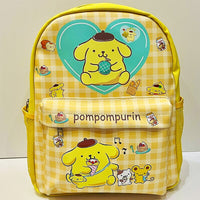Hello Kitty Backpack Sanrio High Capacity Waterproof Kulomi Student Bag C71 PomPomPurin 2 15"x11"x4.3"