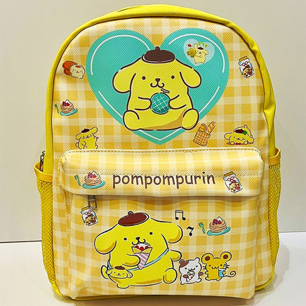 Hello Kitty Backpack Sanrio High Capacity Waterproof Kulomi Student Bag C71 PomPomPurin 2 15"x11"x4.3"