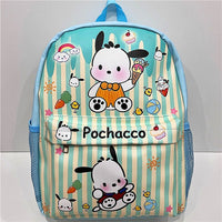 Hello Kitty Backpack Sanrio High Capacity Waterproof Kulomi Student Bag C71 Pochacco 15"x11"x4.3"