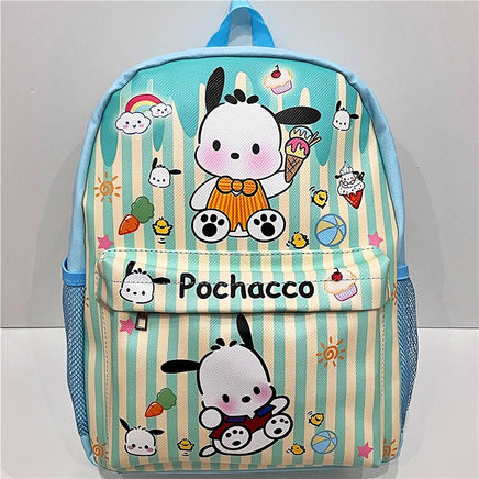Hello Kitty Backpack Sanrio High Capacity Waterproof Kulomi Student Bag C71 Pochacco 15"x11"x4.3"