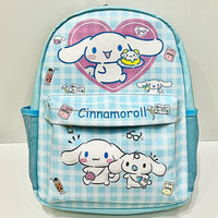 Hello Kitty Backpack Sanrio High Capacity Waterproof Kulomi Student Bag C71 Cinnamoroll 2 15"x11"x4.3"