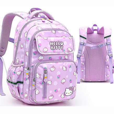 Hello Kitty Backpack Sanrios Schoolbag Cartoon Strawberry Waterproof Anti Lost Backpack C89 - Lusy Store