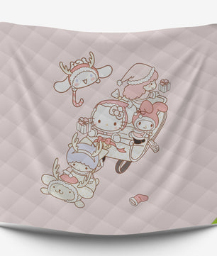 Hello Kitty Bed Set Adorable Elegance Cute Bedding Set for Sweet Dreams - Lusy Store LLC