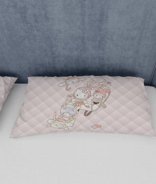 Hello Kitty Bed Set Adorable Elegance Cute Bedding Set for Sweet Dreams - Lusy Store LLC