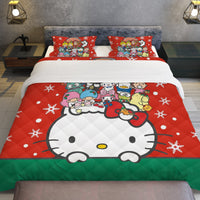 Hello Kitty Bed Set- Adorable Slumber - Hello Kitty and Friends Make Bedtime Fun Quilt Set