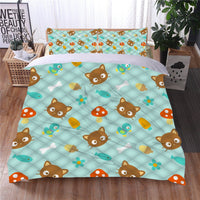 Hello Kitty Bed Set Chococat Sanrio Cute Bed Sheets Cartoon Bed Cotton Comforters Cute Duvet Covers LS22834 Only Quilt