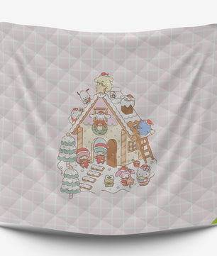 Hello Kitty Bed Set for a Merry Christmas Sanrio Splendor Quilted Elegance - Lusy Store LLC