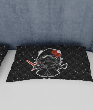 Hello Kitty Bed Set - Galactic Dreams - Star Wars Black Bedding Set - Lusy Store LLC