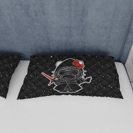 Hello Kitty Bed Set - Galactic Dreams - Star Wars Black Bedding Set - Lusy Store LLC