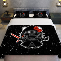 Hello Kitty Bed Set - Galactic Dreams - Star Wars Black Bedding Set - Lusy Store LLC