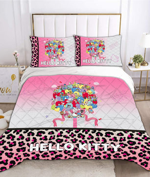 Hello Kitty Bed Set LS939 - Lusy Store