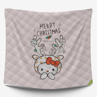 Hello Kitty Bed Set - Luxury Christmas Bed Set - Cozy Christmas Vibes - Lusy Store LLC