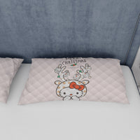 Hello Kitty Bed Set - Luxury Christmas Bed Set - Cozy Christmas Vibes - Lusy Store LLC