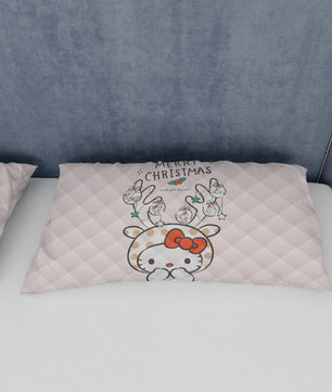 Hello Kitty Bed Set - Luxury Christmas Bed Set - Cozy Christmas Vibes - Lusy Store LLC