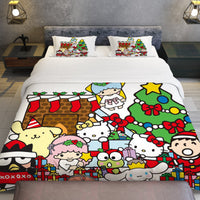 Hello Kitty Bed Set Merry Christmas with Sanrio - Embrace the Sanrio Wonderland - Lusy Store LLC