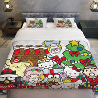 Hello Kitty Bed Set Merry Christmas with Sanrio - Embrace the Sanrio Wonderland - Lusy Store LLC