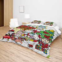 Hello Kitty Bed Set Merry Christmas with Sanrio - Embrace the Sanrio Wonderland - Lusy Store LLC