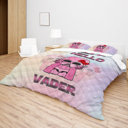 Hello Kitty Bed Set - Transform Your Bedroom with Hello Kitty and Star Wars Bedding Sets Quilt Set + Flat Sheet