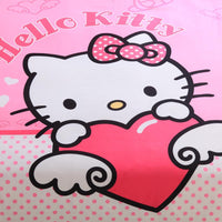 Hello Kitty Bedding Set Children Cotton Bed Sheets Hello Kitty Duvet Cover Bed Sheet Pillowcase - Lusy Store