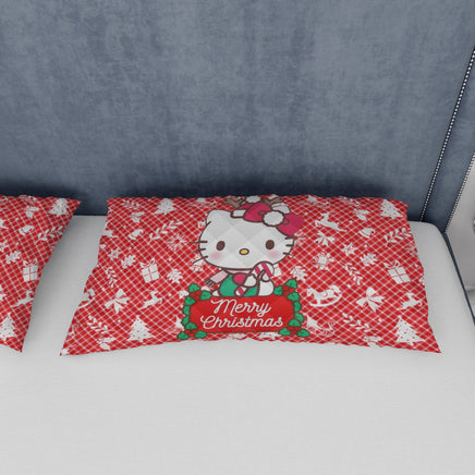 Hello Kitty Bedding Set Christmas Extravaganza Cozy and Cute for Merry Christmas - Lusy Store LLC
