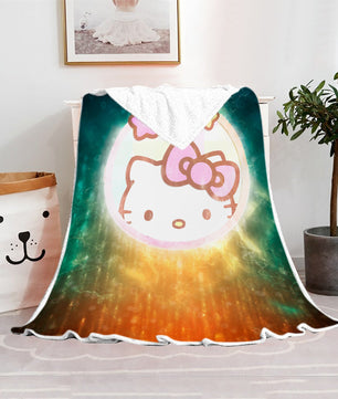 Hello Kitty Blanket Fleece Blanket Bedspreads FB10 - Lusy Store LLC